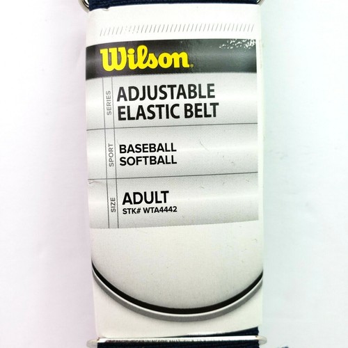 Wilson Baseballgürtel Erwachsene dunkelblau verstellbar elastisch Softball - Bild 2 von 5