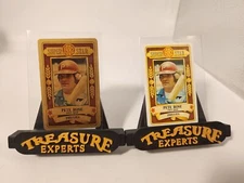 1982 Perma-Graphic Baseball Credit Cards #14 Pete Rose Gold & Reg Cards - Mint