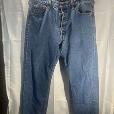 Vintage Y2k Levi  s 501xx Straight Leg Distressed Jeans 36x30