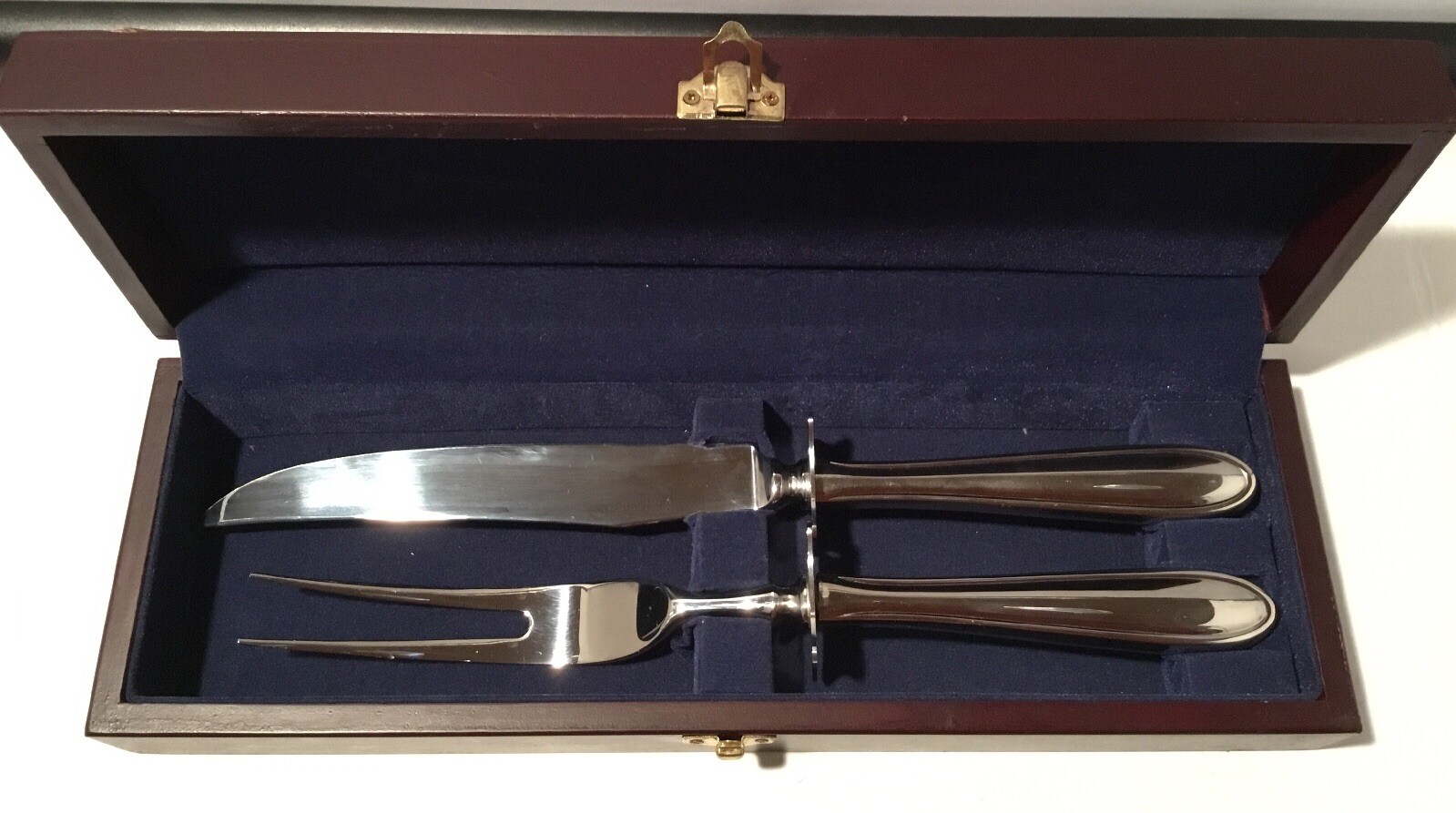 Hampton SIlversmiths 18/10 Stainless Serving Fork And Knife Set With