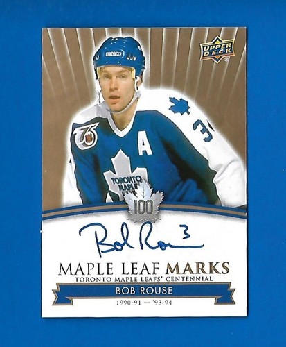 2017-18 TORONTO MAPLE LEAFS CENTENNIAL LEAF MARKS AUTOGRAPH & AKA CARD SEE LIST - Picture 16 of 91