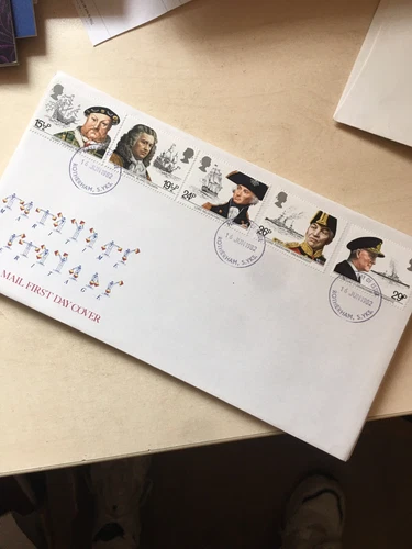 GB First Day Cover 1982 Maritime Heritage FDC Rotherham Pmk Unaddressed