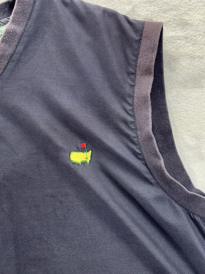 VTG Masters Collection Adult Large Pullover V-Neck Vest Hong Kong Blue Augusta - Image 4 of 4