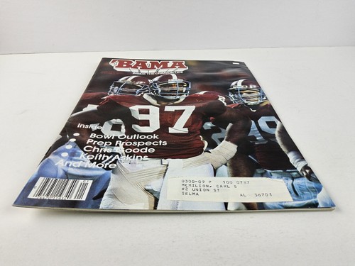 BAMA Inside The Crimson Tide Football Magazine 1987 Vol 9 No 1 Cornelius Bennett - Picture 4 of 5