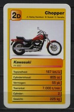 Kawasaki VN 800 motore vintage Kwartet card/quartetto card/carta da gioco