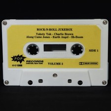 Rock-N-Roll Jukebox Vol. 2 Cassette Tape Only, No Case, 1988, Golden Oldies, Pop