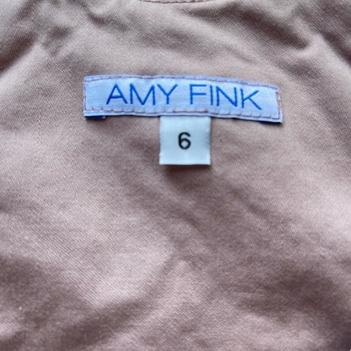 Amy Fink Ombre Ruffle Tank Dress Distressed Grunge Slip Dress Layered Texture 6 - Picture 6 of 8
