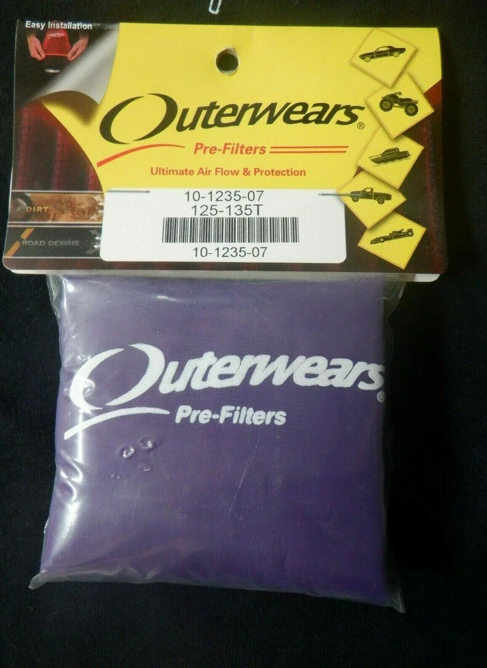 Cubierta de filtro de aire OUTERWEARS 10-1235 prefiltro en púrpura Foto 2 de 3