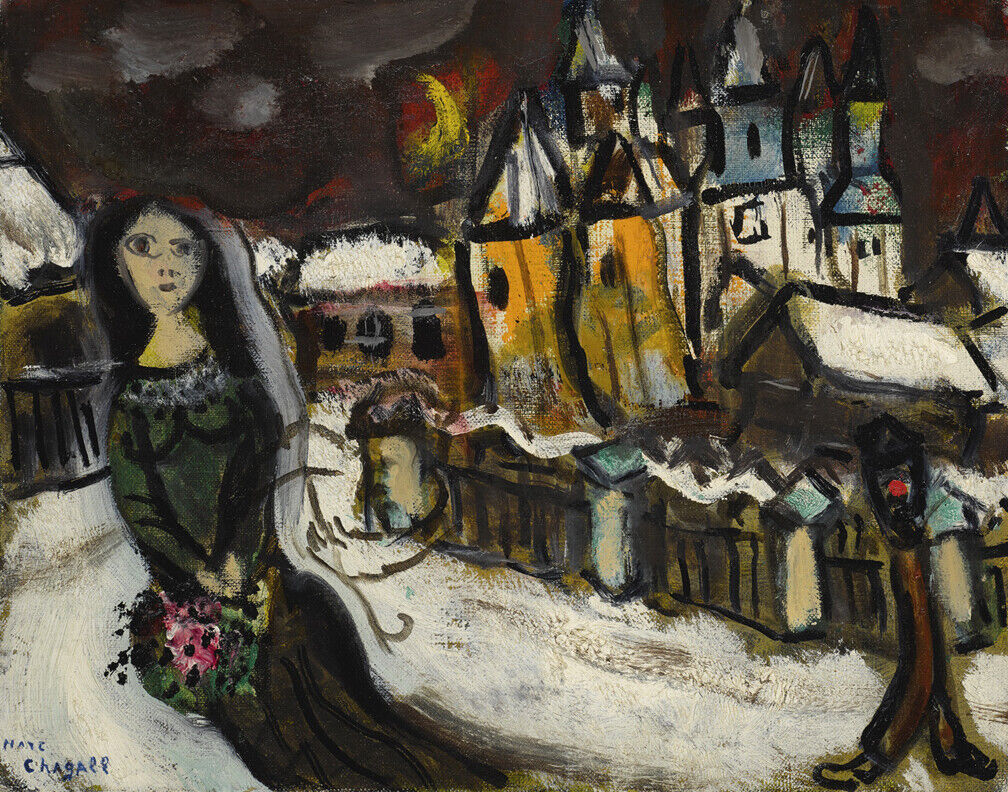 Marc Chagall Village Under The Snow Canvas Print 16 x 20 | eBay Marc Chagall Village Under The Snow Canvas Print 16 x 20 | eBay