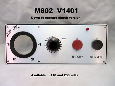 Hobart Mixer M802 V1401 Down to Run, Etched On Off switch & timer plate assy.