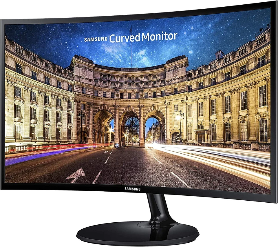 Samsung 27-inch Business 390 Series C27F390FHN Curved Screen LED-Lit Monitor - Image 4 of 4