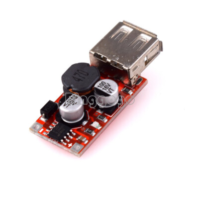 5 Pcs 9V 12V 24V bis 5V DC-DC Buck 3A CAR USB-Lademodul Abwärtswandler