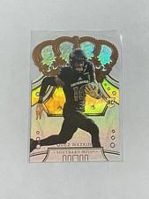 2020 Panini Chronicles Draft Picks QUEZ WATKINS Crown Royale Holo Rookie RC #80