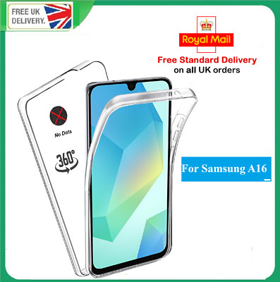CLEAR FULL 360 Hülle für Samsung Galaxy A16 5G Stoßfest Handy Cover