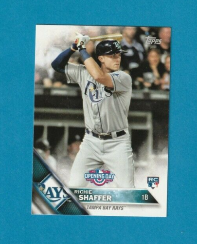 2016 Topps OPENING DAY # OD18 Richie Shaffer RC TAMPA BAY RAYS - Picture 1 of 2
