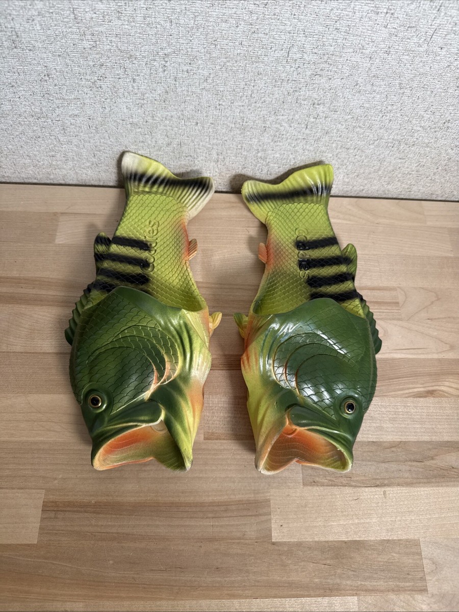 Fish Shaped Fish Flops Coddies Men's Fish Flip Flop Funny Silly