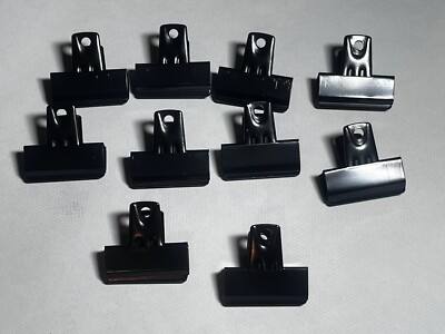Rapesco RCB030B1 30 mm Briefklammern, schwarz, 10er Pack 30 mm