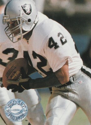 Pro Set Platinum 1991 Los Angeles Raiders #211 Ronnie Lott