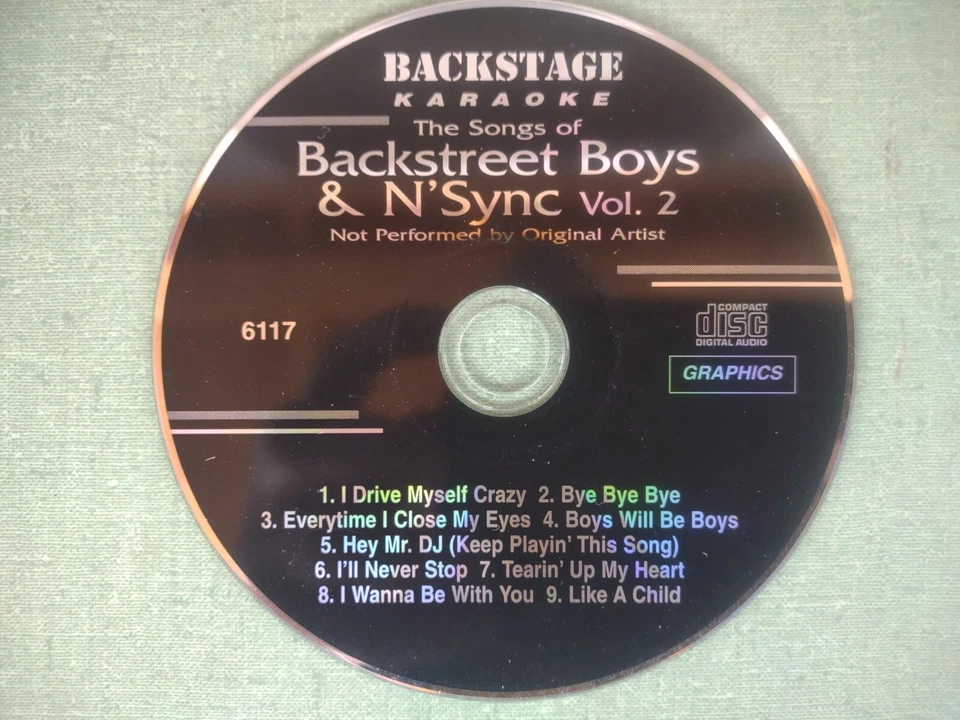 Backstage Karaoke CDG Lot of 24 Elvis Madonna Stones Dion Mariah Eagles NSYNC - Image 4 of 4