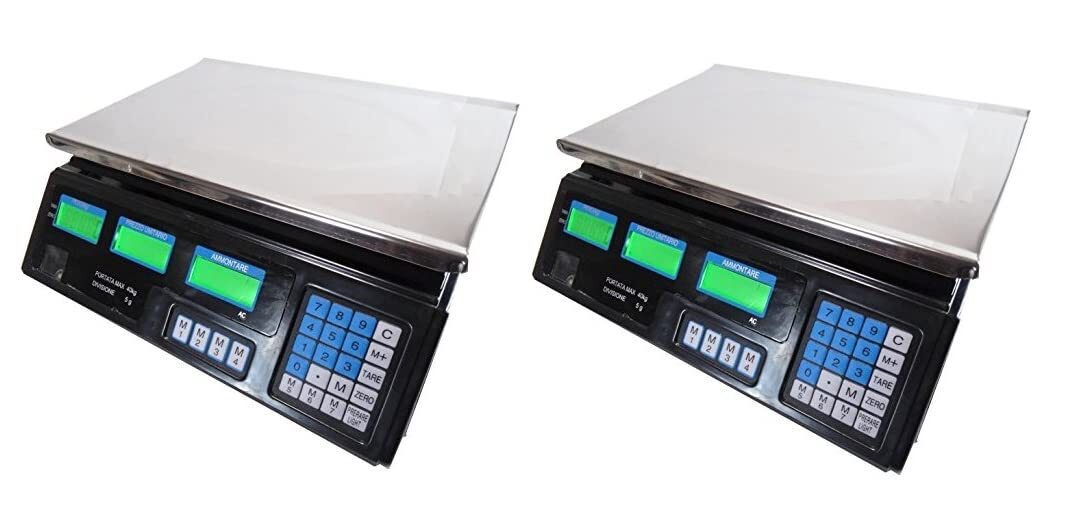TEMPO DI SALDI Coppia Di Bilance Elettroniche Digitali Professionali Pesa (U5n)