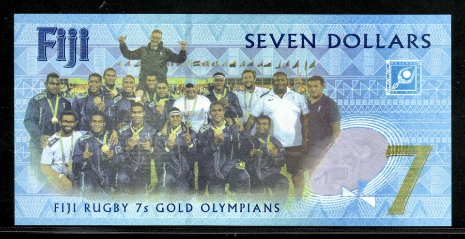 Fiji 7 Dollars Banknote , 2016/17, ND P-120 UNC, Commemorative - Image 4 of 4