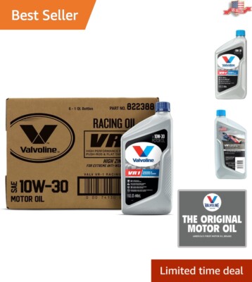 High Performance 10W-30 Motor Oil - Maximum Wear Protection - Case of 6