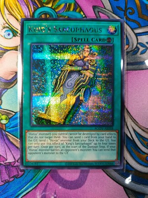 Yugioh Asian English AGOV-AE058 King's Sarcophagus - Secret Rare | eBay