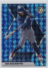 2021 Panini Mosaic Reactive Blue Mosaic Prizm Bo Bichette #160 19wa