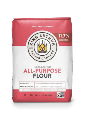 Baking Unbleached All-Purpose Flour: Premium 5 Lbs Baking Flour, Non-Gmo, Kosher