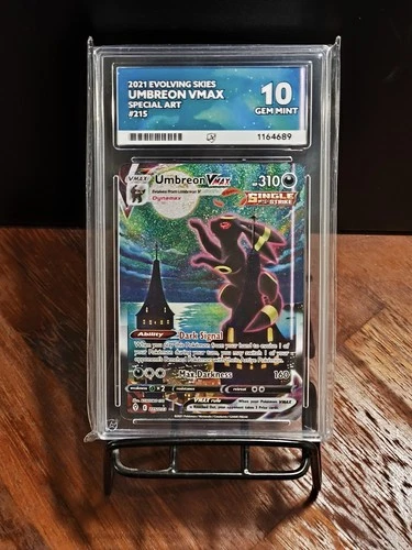 Umbreon VMAX 215 Alt Art - Evolving Skies -Pokemon ACE 10 PERFECT SUBGRADES