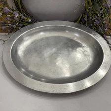 Vintage U.S.N. Aluminum Serving Platter, Enlisted Serving Platter WWII US Navy