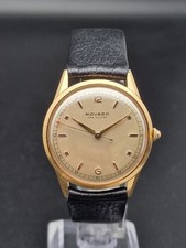 Movado 18k Gold Vintage Watch Fab. Switzerland