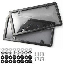 2-pack Unbreakable License Plate Covers Frames Frontrear Protectors Us-size 2-pack Unbreakable License Plate Covers Frames Frontrear Protectors Us-size