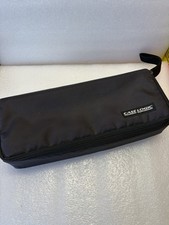 Case Logic 15 Cassette Tape Storage Case Wrist Strap Black Tote Carry Crate Soft