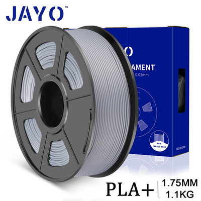 JAYO 3D Drucker Filament PLA PLUS Silber 1,1KG 1,75mm mit Spule PLA+ Silver