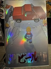 Fame: Matt Groening SIMPSONS MR. PLOW AKIRA HOMAGE FOIL ON FOIL VARIANT 6/25 NM