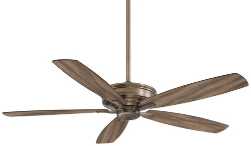 Minka Aire Kafe-XL 60" Ceiling Fan - Aged Boardwalk 5-Blade Remote Control - Picture 1 of 2