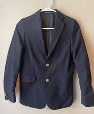 Champs Boys Two Button Blazer Size 10, Navy Blue