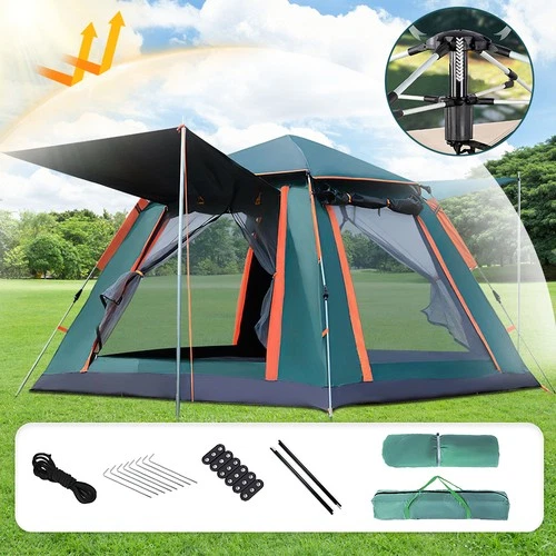 Family Tent Instant Pop Up Tent Outdoor Camping Shelter Waterproof Festival UK - Picture 25 of 54
