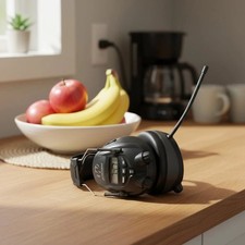 AM FM Radio Headphones with Digital Display, 25Db NRR, Safety Ear Protection