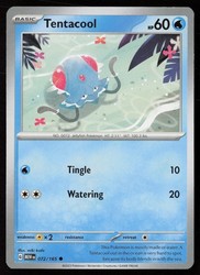 Tentacool 072/165 Scarlet & Violet 151 Common
