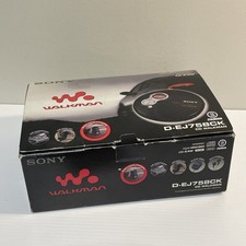 Sony DEJ758CK In-Car CD Walkman. Original Box Accessories. No Walkman Phones