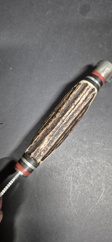 CASE XX Fixed Blade Hunting Knife 316-5 SS Stag Antler Handle - Image 4 of 4