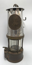 ANTIQUE ECCLES COAL MINERS LIGHT PROTECTOR LAMP LANTERN TYPE 6RS