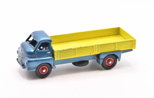 DINKY TOYS 522 CODE 3 BIG BEDFORD S DROPSIDE LORRY BLUE YELLOW VINTAGE MODEL