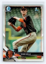 2018 Bowman Draft Chrome 1st Refractor #BDC-139 Sean Hjelle San Francisco Giants