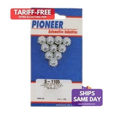 Pioneer S-1105, Set of 10 Natural Steel Sbc Timing Cover Bolt Kit Performance Pa