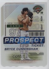 2024 Panini Prospect Edition Ticket Stub Holo Prizm 82/97 Bryce Cunningham 8d2