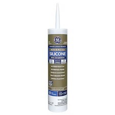 Ge 2811092 Silicone Sealant, 10 Oz, Cartridge, Clear, Silicone Base, Advanced