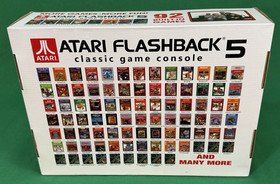 Atari Flashback 5 Classic Game Collector's Edition Black & Red Console - READ